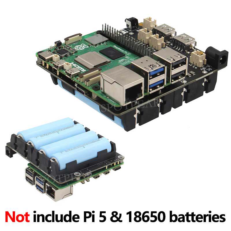 Placa de Expansão de Gerenciam - Raspberry Pi Uninterrupted Power Supply Ups 18650 avaliação e preço