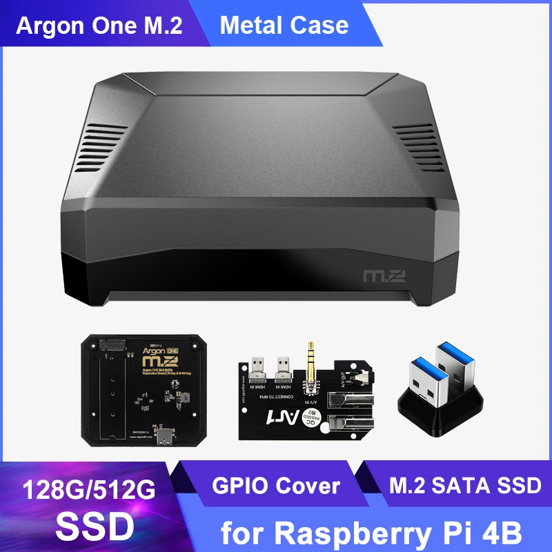 Raspberry Pi 4 Argon One M.2 C - Argon One V3 M.2 Nvme Case avaliação e preço